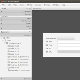 Screenshot of Scene Builder